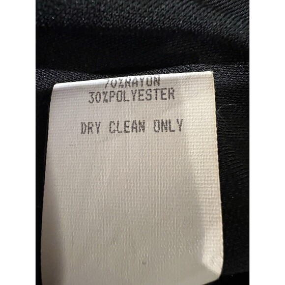 Chris McLaughlin Black Sleeveless Classic V-neck Midi Dress Size 10 - Picture 7 of 7